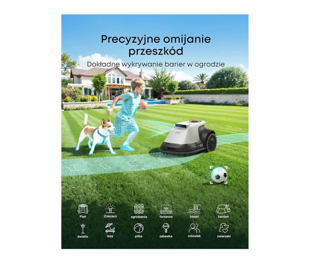 eufy Robot koszący E15 Szary - 1483956 - zdjęcie 3